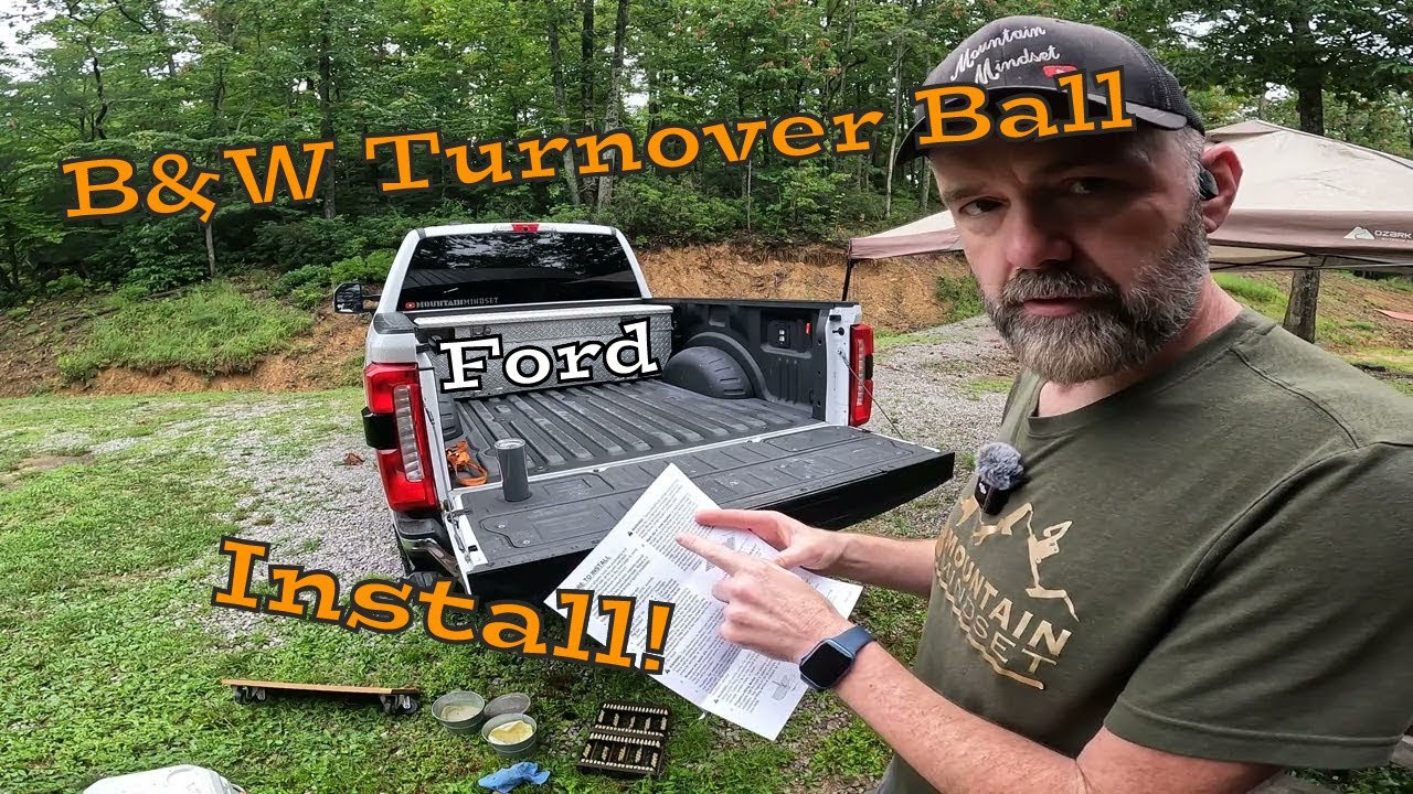 2025 Ford Super Duty B&W turnover ball install
