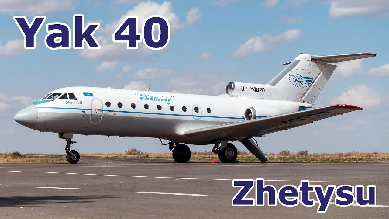Yakovlev Yak-40 | Zhetysu | Inflight Experience | Astana to Usharal