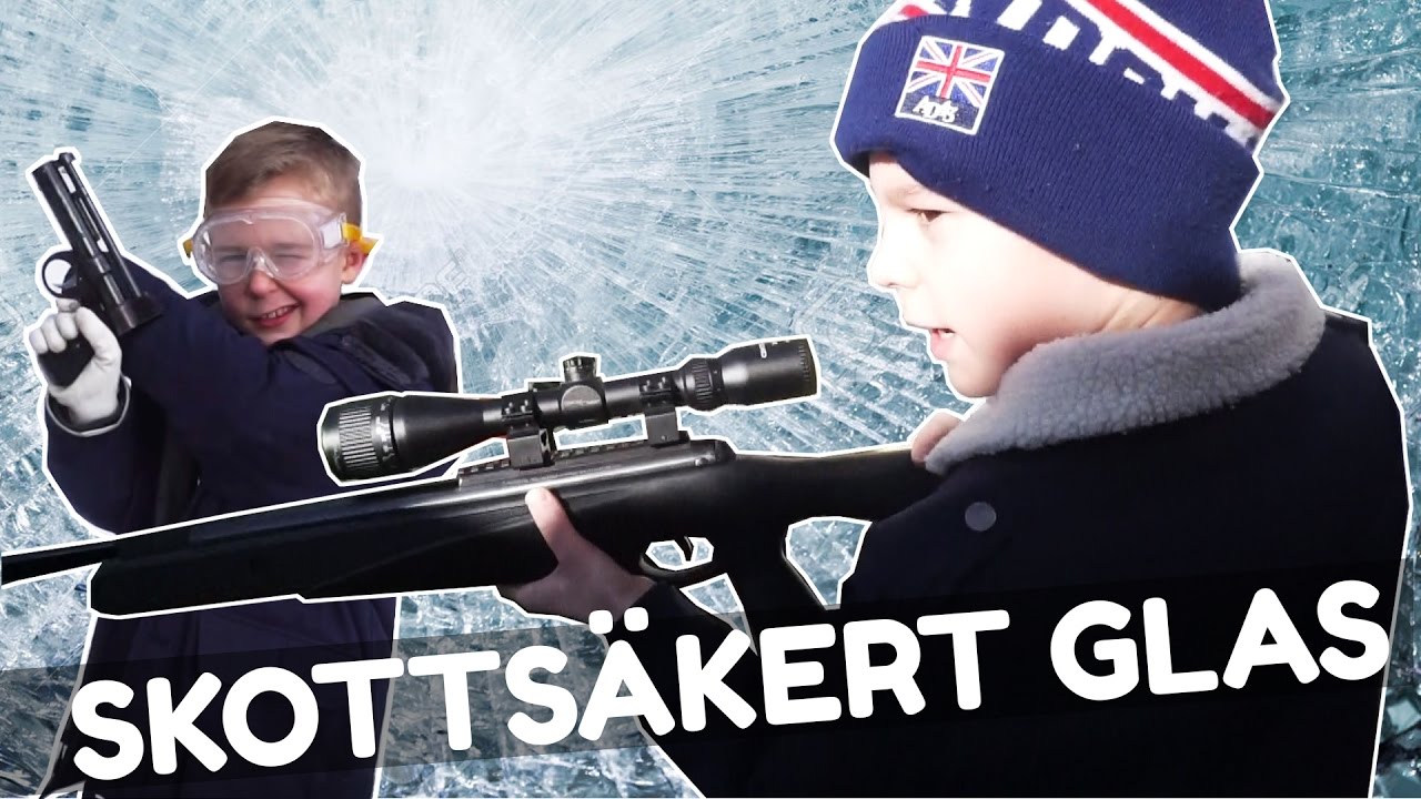 SNIPER RIFLE-vs bulletproof glass | Crash Brothers