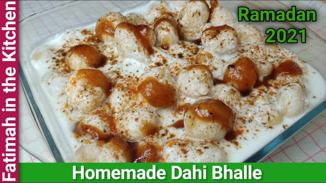 Dahi Bhalla Recipe | Dahi Baray | Dahi Vada with Imli Ki Chutney | Ramadan -Fatimah in the Kitchen