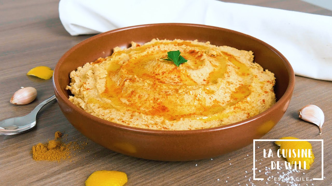 La meilleure recette d'houmous maison facile, rapide, saine et délicieuse ♥