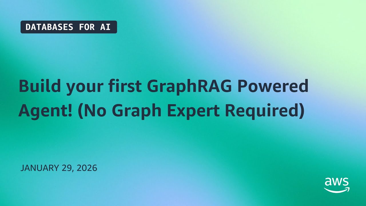 Build your first GraphRAG Powered Agent! (No Graph Expert Required) | Databases for AI