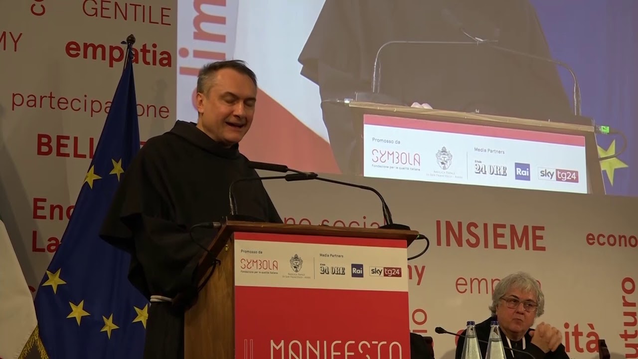 Manifesto di Assisi, il discorso del Custode, padre Mauro Gambetti