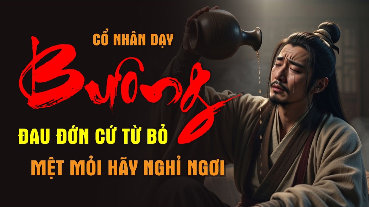 Cổ nhân dạy lối thoát khi lòng quá nặng vì áp lực cuộc sống