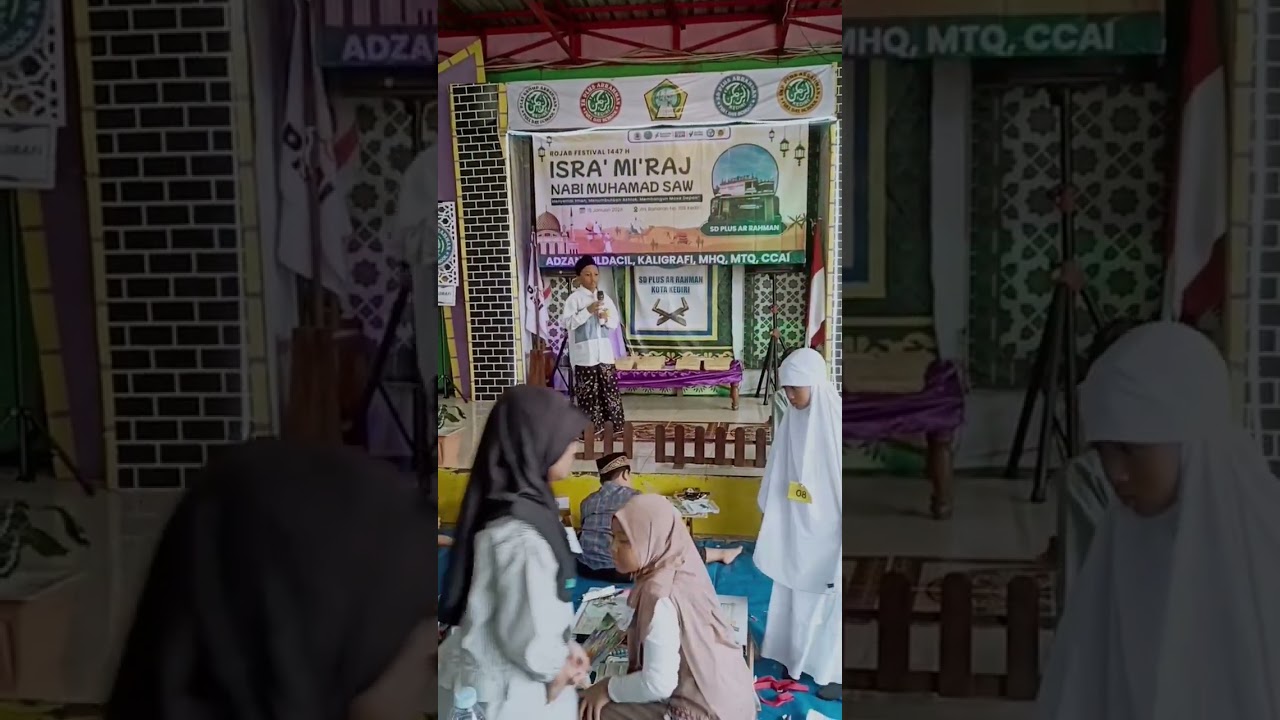 Mas fawwaz kelas 4 lomba Pidato dalam rangka PHBI isra' mi'raj  2026