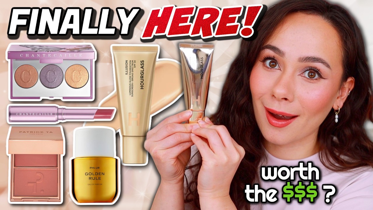 I'VE BEEN WAITING FOREVER TO TRY THIS.. NEW Hourglass Luminous Glow Foundation, Patrick Ta & MORE!
