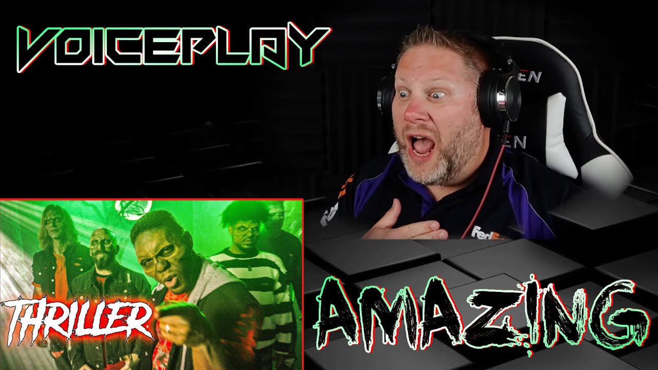 VoicePlay ft. J.None 'THRILLER' Acapella Michael Jackson Cover Reaction | Mind-Blowing Harmonies!