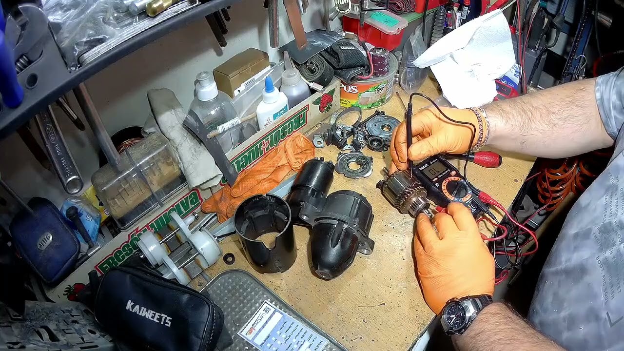 Desmontando el motor de arranque de BMW R1200 GSA  - Parte 1