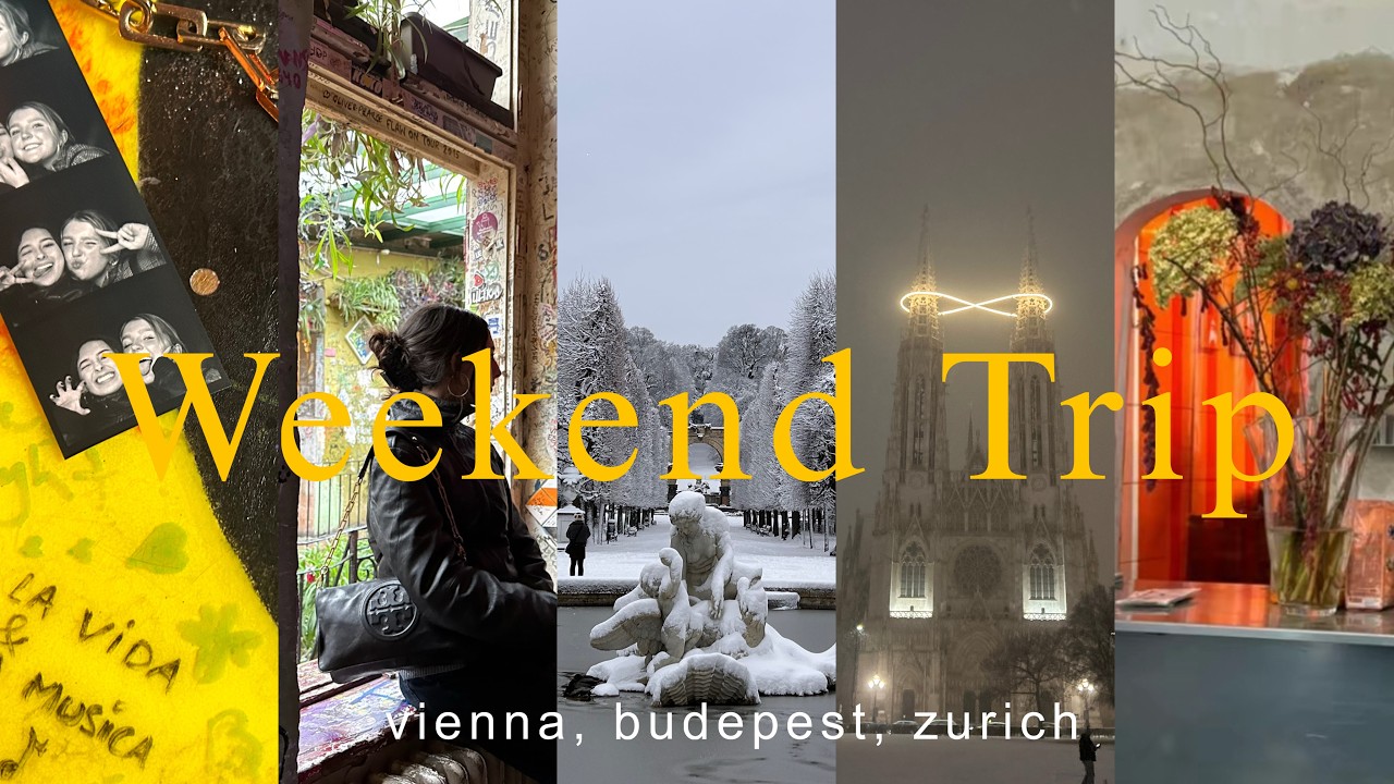 1 weekend(ish), 3 countries| travel vlog austria, hungry, switzerland
