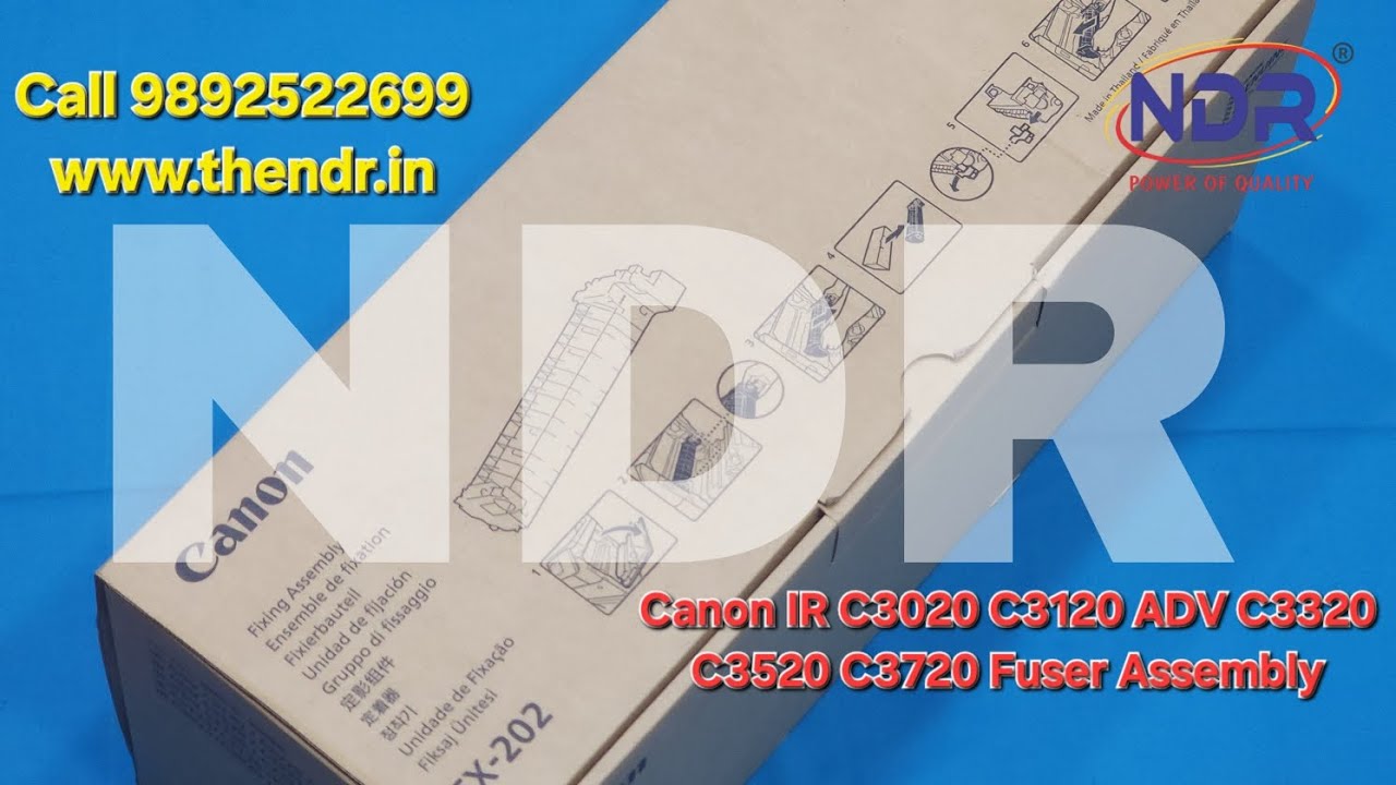 Canon FX-202 Fuser Assembly IR C3020 C3120 ADVANCE C3720 C3520 C3330 Series | the NDR #canon #fx202