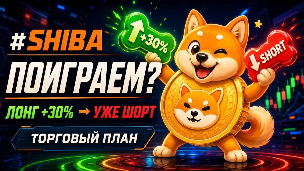 #SHIBA - держите собаку на поводке! Полный разбор и торговый план спот и фьючи #altcoins #альткоины