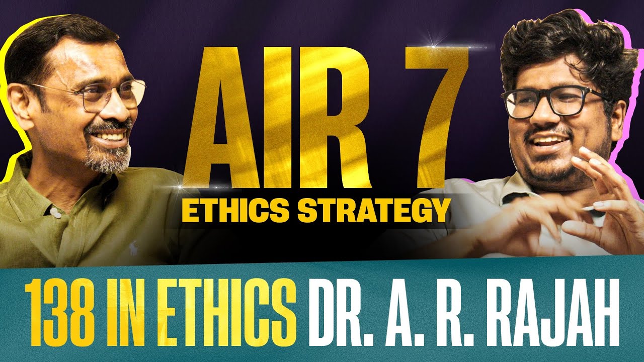 UPSC Ethics Strategy by AIR 7 | Answer Writing, Case Studies & Exam Hall Strategy