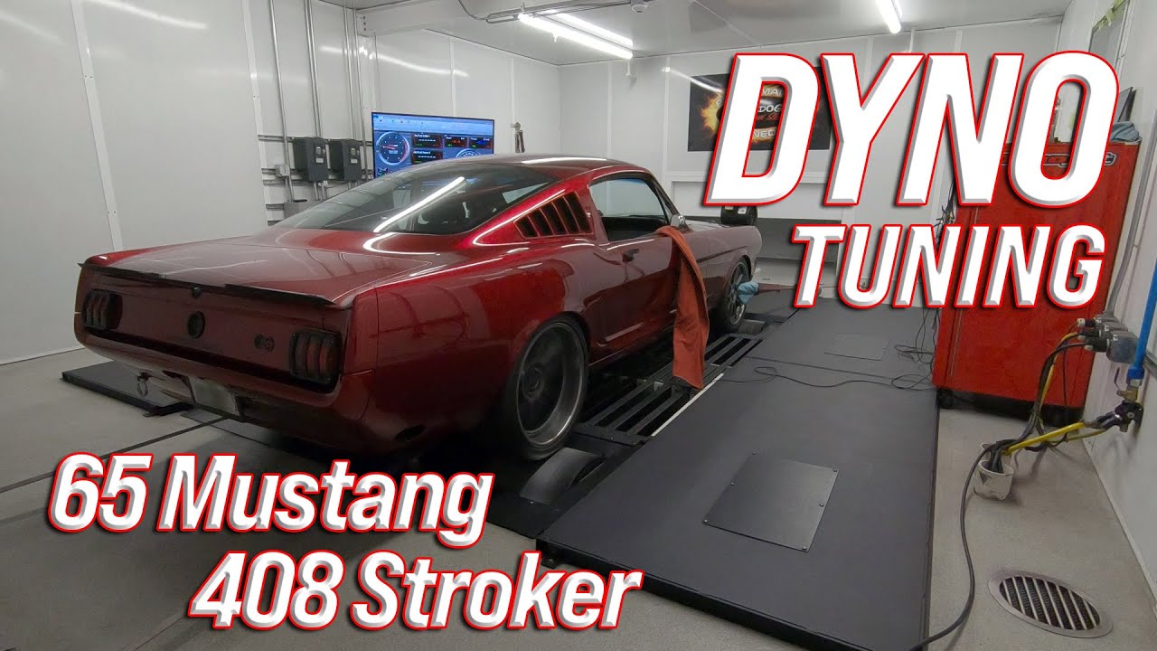 1965 Ford Mustang 408 Stroker Dyno Tune | Blackdog Speed Shop