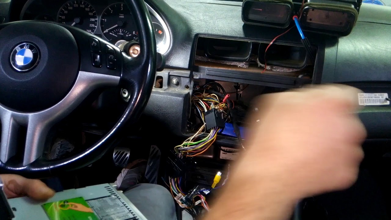 como instalar radio 2 din a un bmw 320 e46