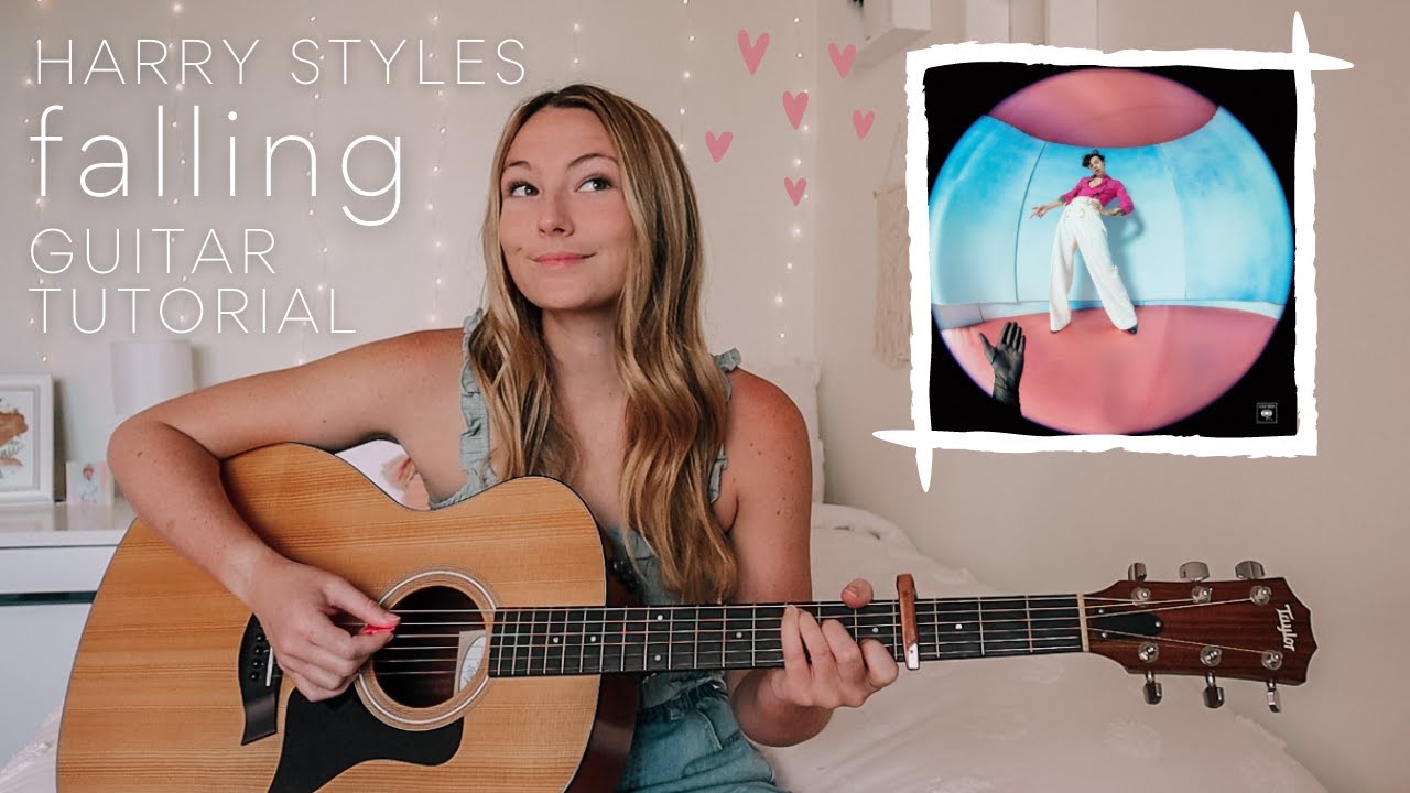 Harry Styles Falling Beginner Guitar Tutorial EASY CHORDS // Nena Shelby