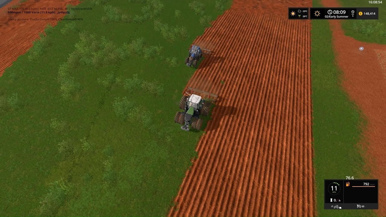FS17 Platinum Edition Timelapse 3 (Estancia Lapacho) - Ploughing!