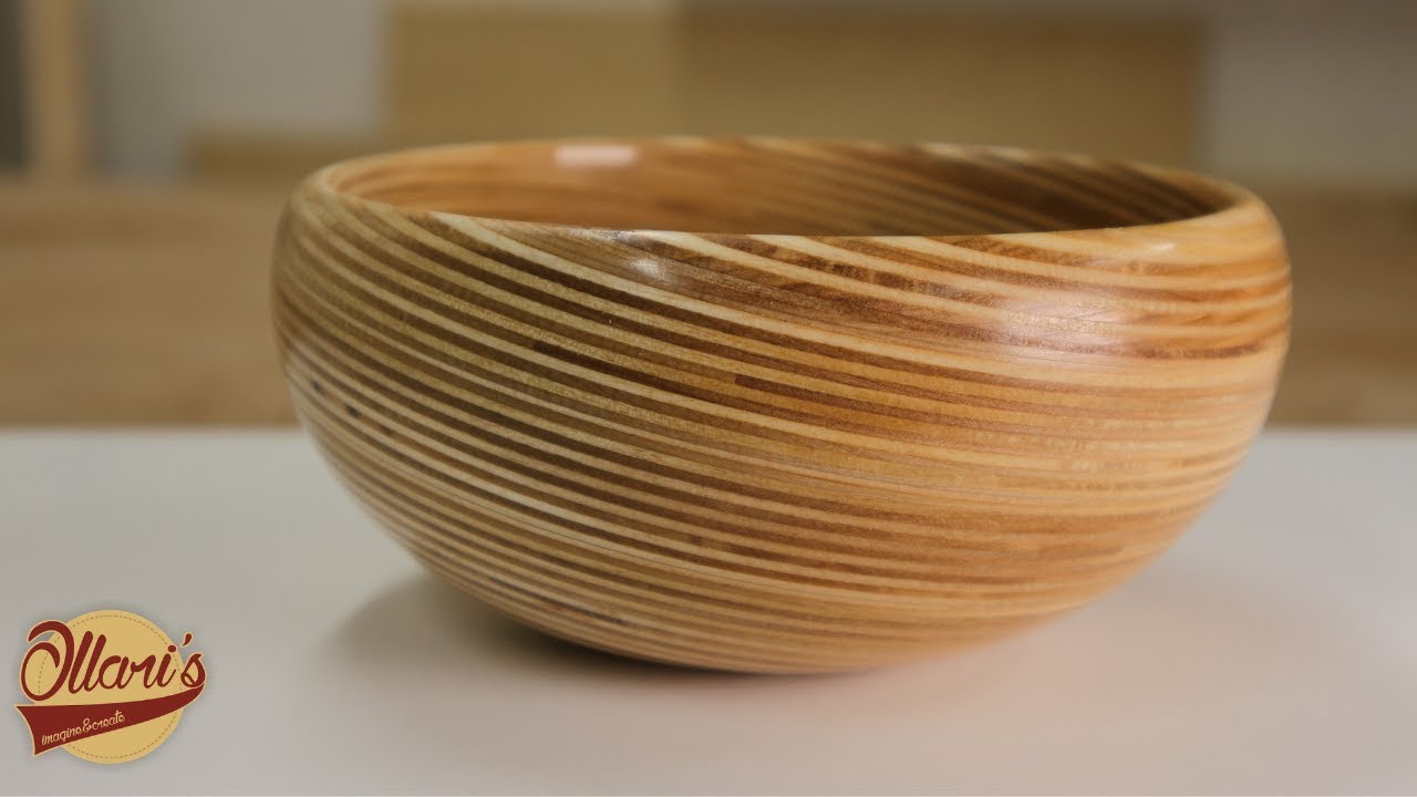 Art piece from Scrap wood | Plywood Bowl Experiment