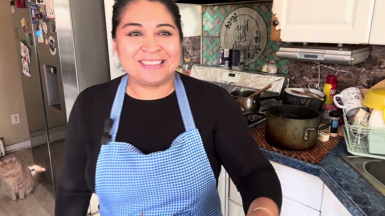 ASÍ NOSQUEDO LA CARNE ENCHILADA CON ARROZ AMARILLO FÁCIL Y SENCILLO 