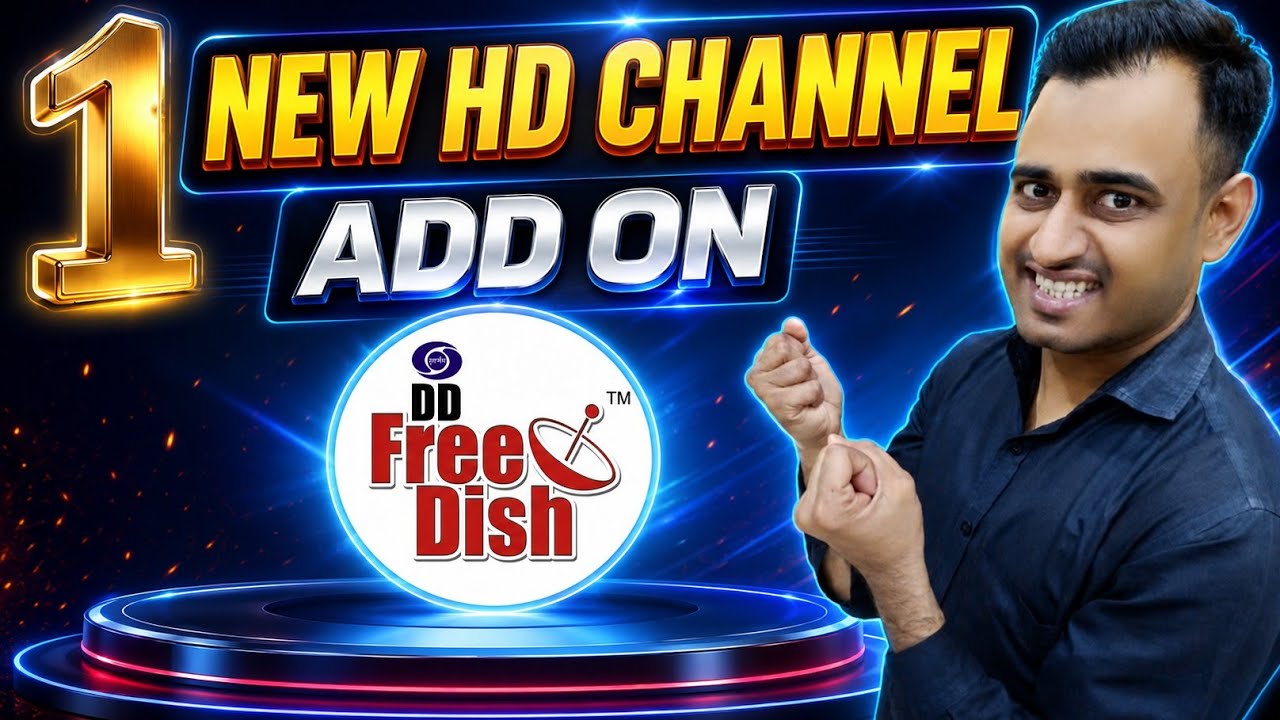 🤩 1 NEW HD Channel on DD Free Dish ✅ || DD Free Dish || DD Free Dish New Update Today