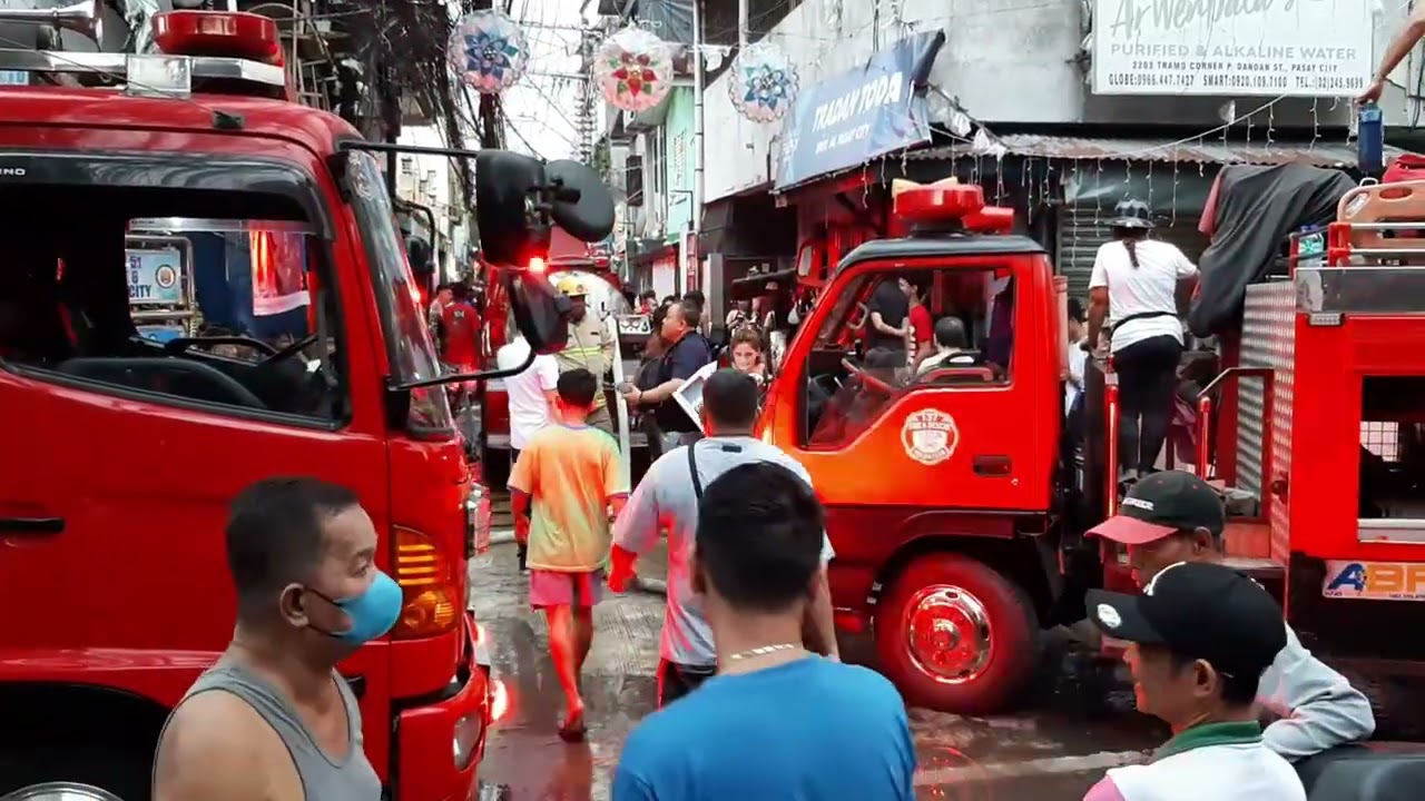 Fire near Dandan Street and Tramo Street, Pasay City.