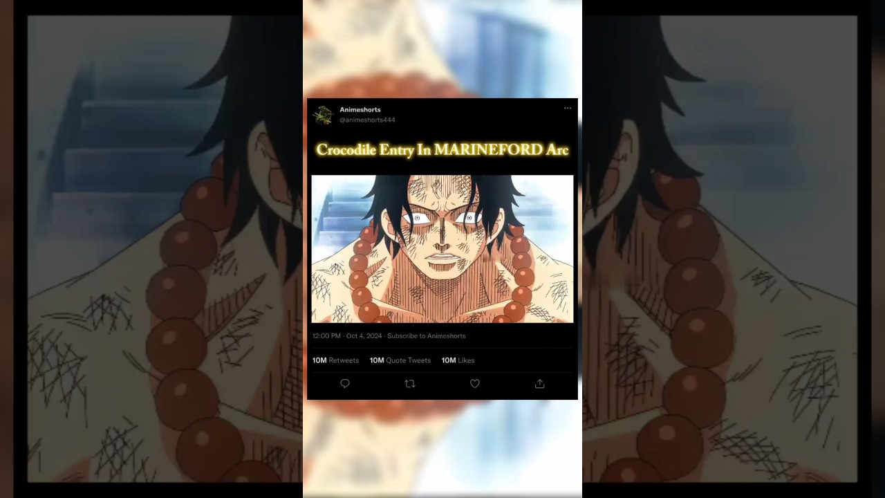 Crocodile Was the REAL MVP of Marineford! 🔥
