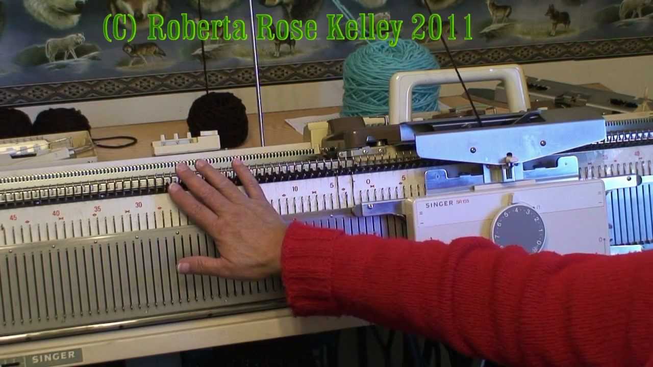Knitting in the Cardigan bands