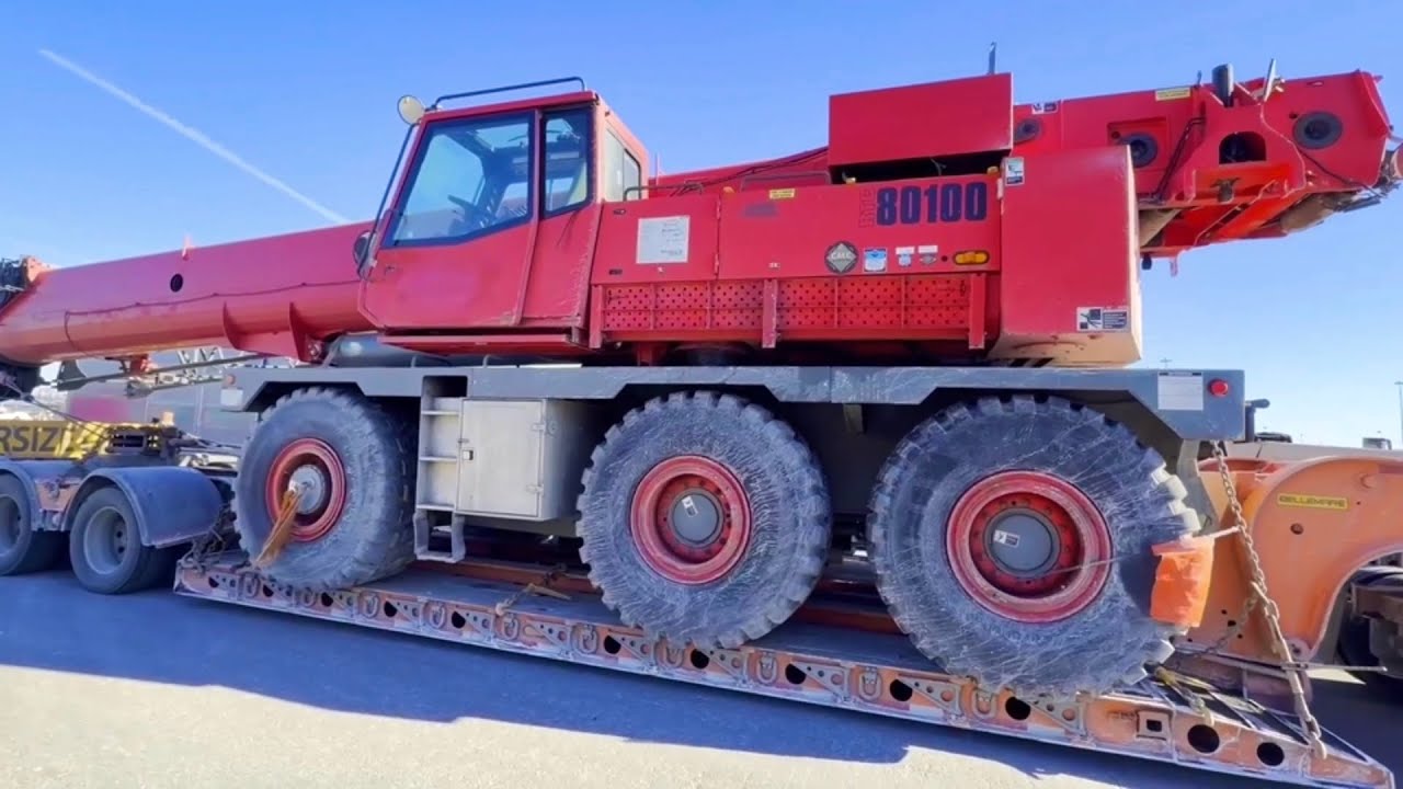 Trucking this crane down to Baltimore to catch a boat