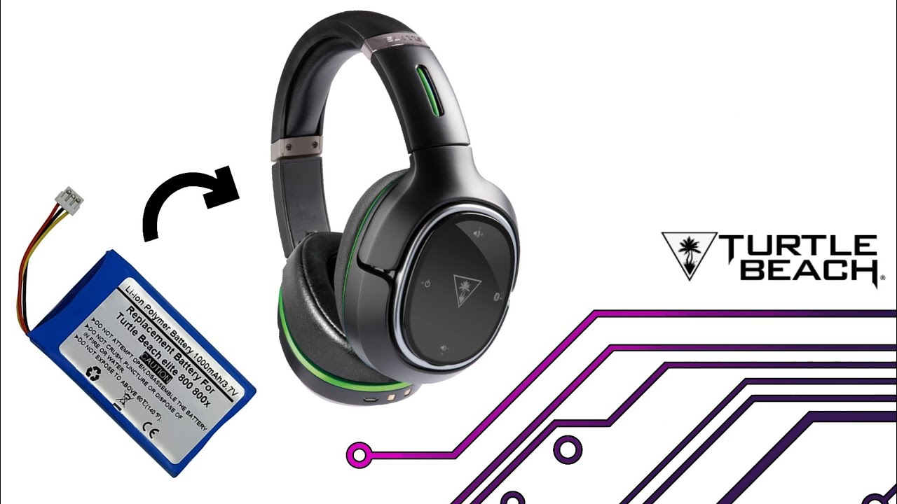 Turtle Beach Elite 800x - Battery Swap