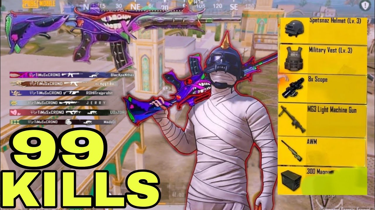 99 KILLS 😱 EVERY PUBG PLAYERS SHOULD WATCH THIS GAMEPLAY with FULL OUTFIT 😍 PUBGMOBILE -BGMI 