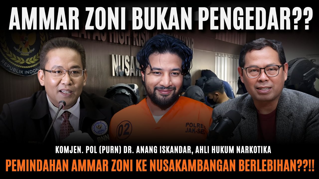 MANTAN KA BNN: PEMINDAHAN AMMAR ZONI KE NUSAKAMBANGAN TIDAK TEPAT!!