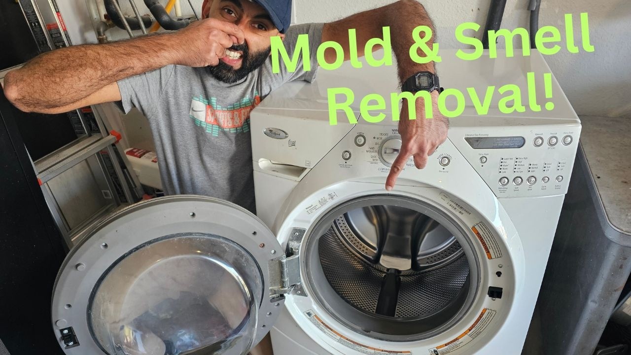 Cleaning A Moldy & Smelly Whirlpool/Kenmore Washer Gasket!