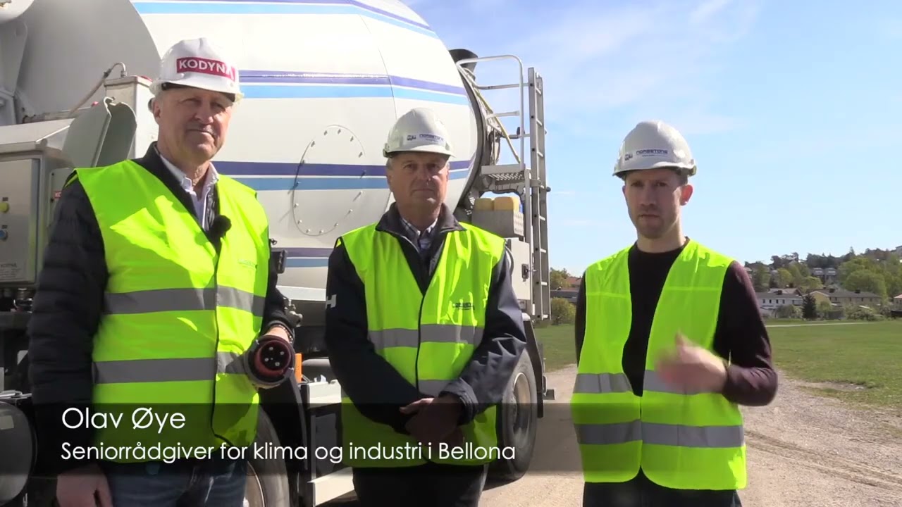 Heidelberg Materials med elektrisk betongbil