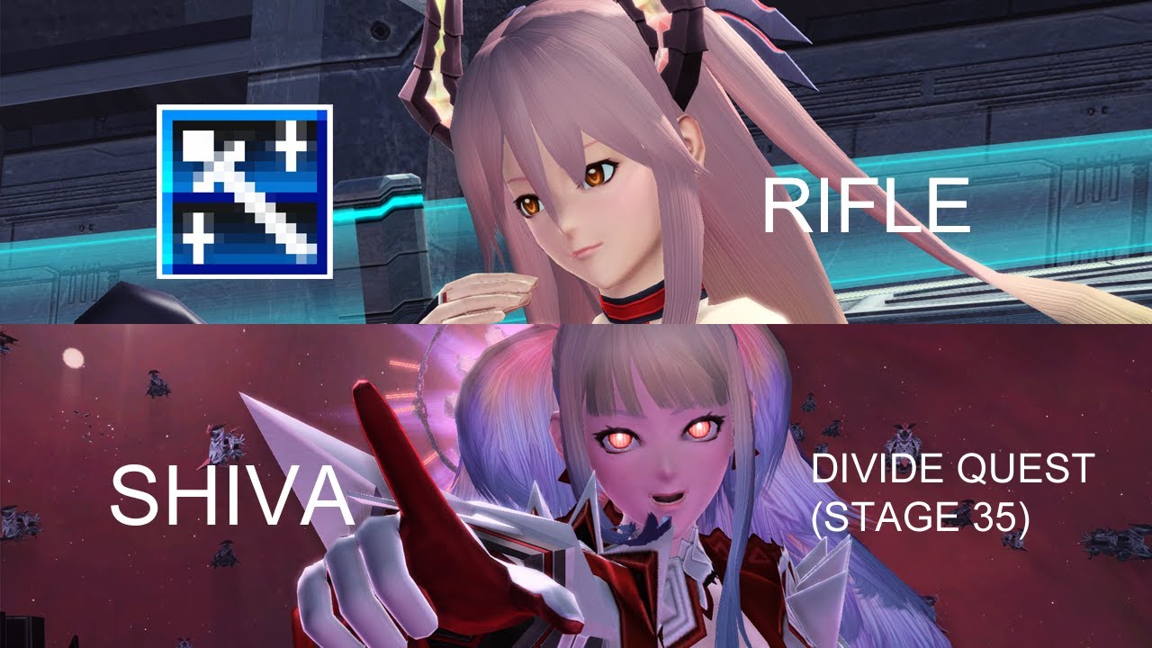 [PSO2 Global] [Phantom Rifle] Divide Quest Step 35 - Shiva