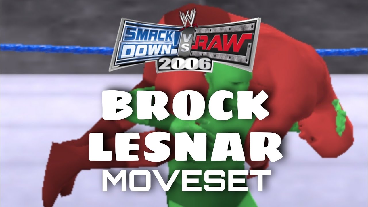 Brock Lesnar Moveset for SvR 2006 PSP
