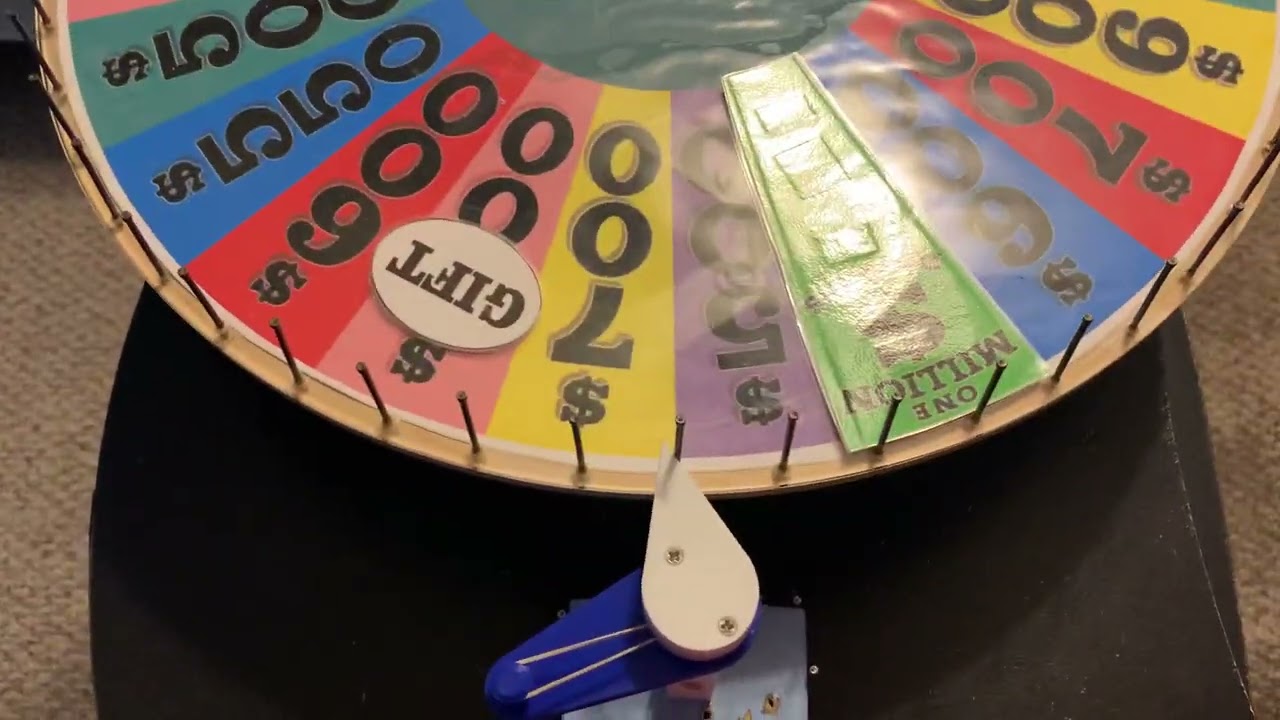 Wheel of Fortune Homemade wheel