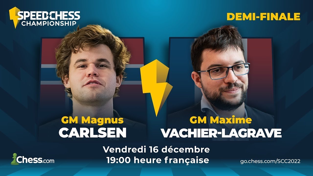 MVL - Carlsen en demi-finale du Speed Chess Championship