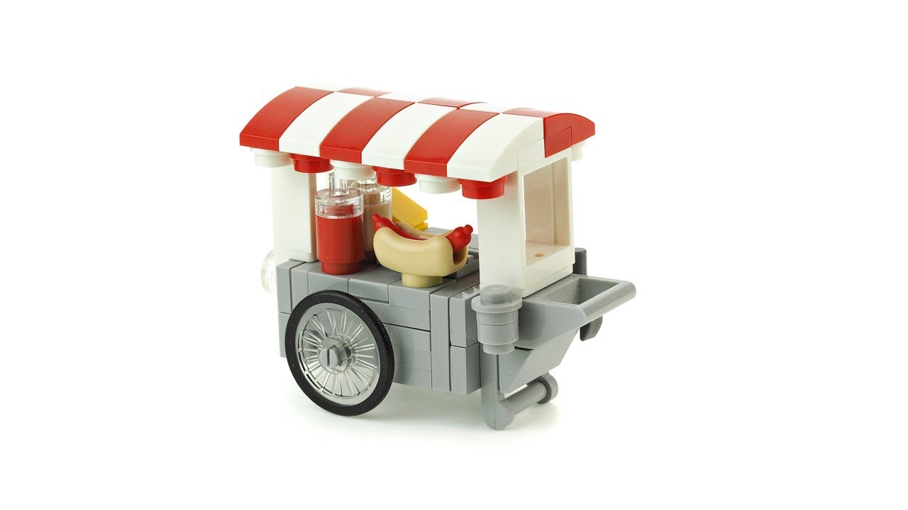 LEGO Hot Dog Cart, Ninjago City #002 MOC Building Instructions
