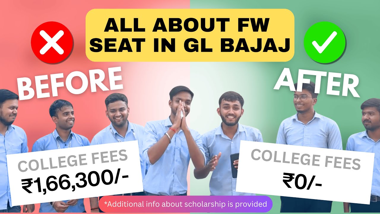 I Pay ₹0 Fees for B.Tech | AKTU Fee Waiver Seat Reality | GL Bajaj