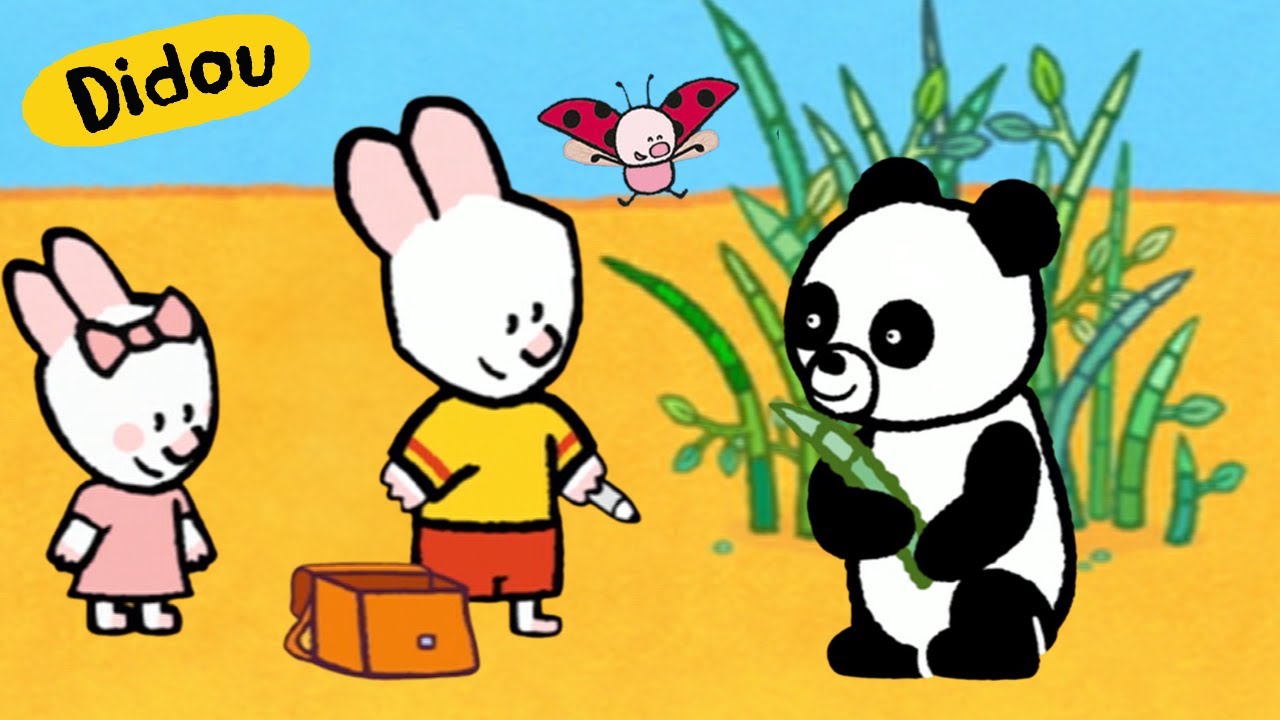 Didou dessine moi : Un panda trop mignon 🐼 | Compilation Enfants
