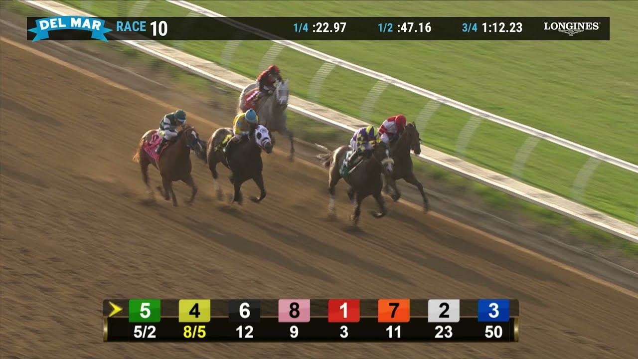 Express Train wins San Diego Handicap(GrII) race 10 at Del Mar 7/17/21