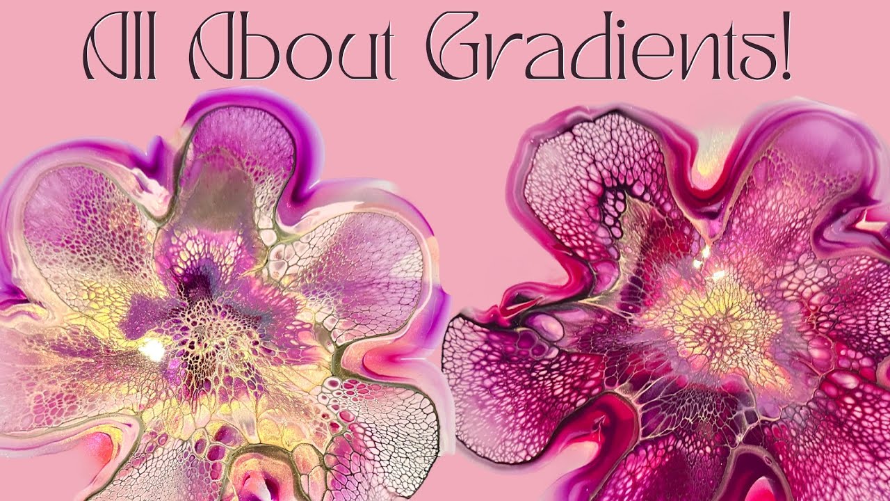 #380 Working With Fluid Art Gradients! How To Use Dark And Light Paint!  #art
