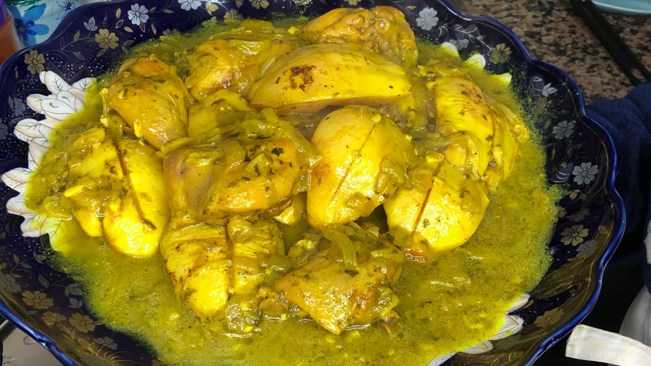 POLLO CON MEMBRILLO, Guiso marroqui