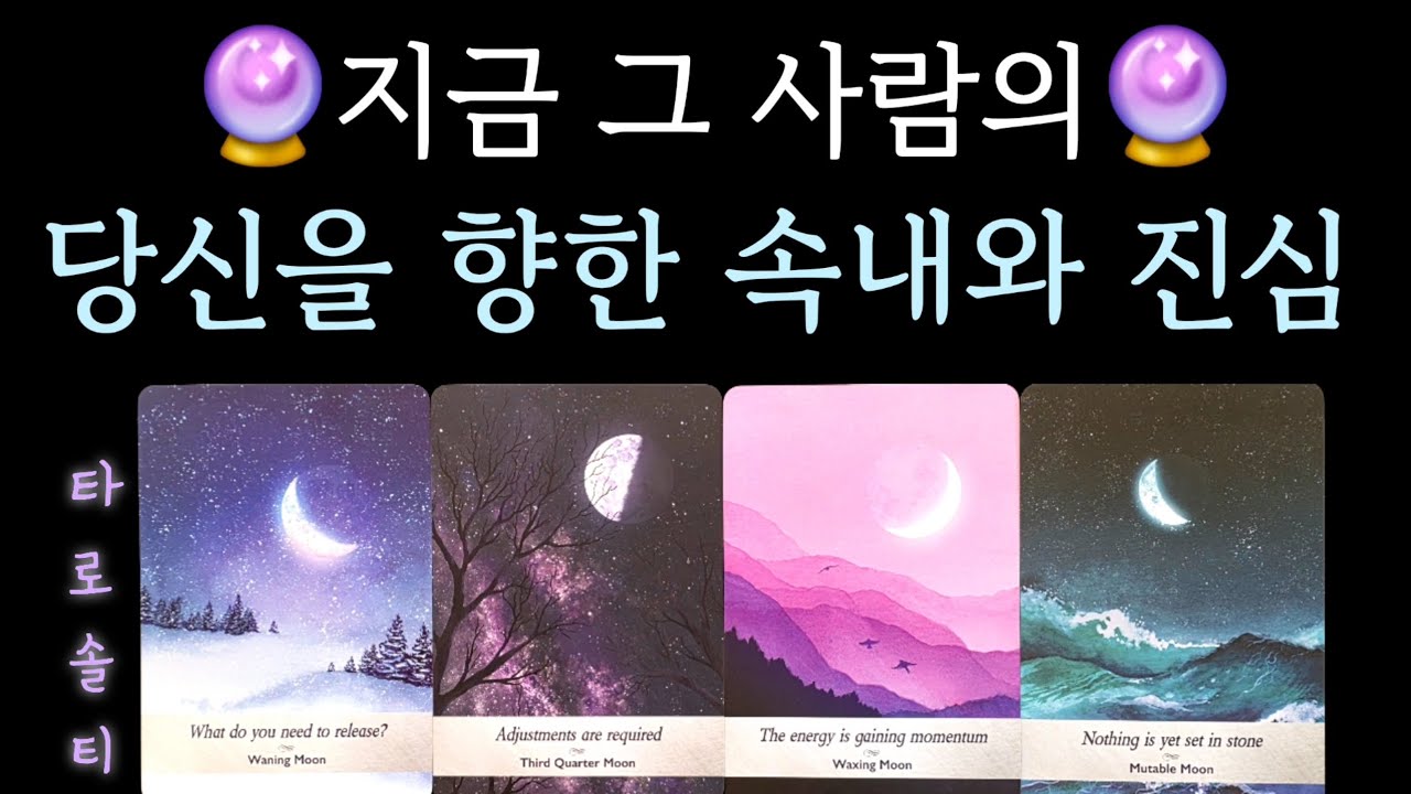 [타로카드/속마음] 지금 그 사람의 당신을 향한 속내와 진심 (+ 상대의 감정과 속마음 심층 분석 / 현실 조언)