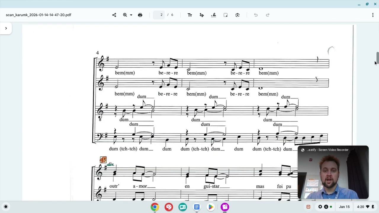 Eu e Voce Rehearsal Track - Soprano 1 and 2