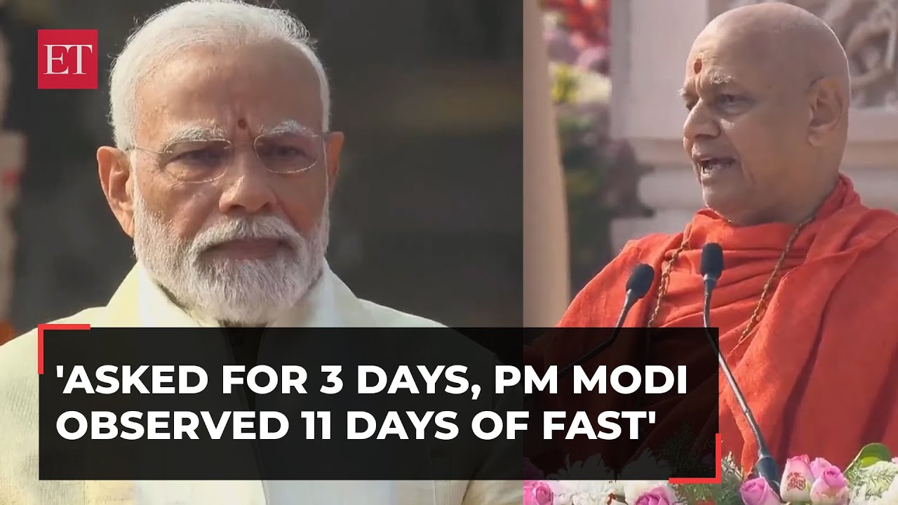 Ram Mandir: Govind Dev Giri Ji Maharaj praises 11-day long 'Anusthan' observed by PM Modi