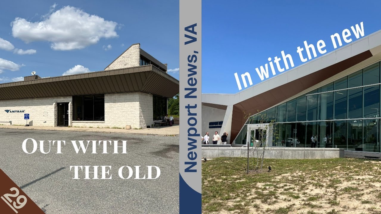 Opening day at Amtrak's newest station: Newport News, VA