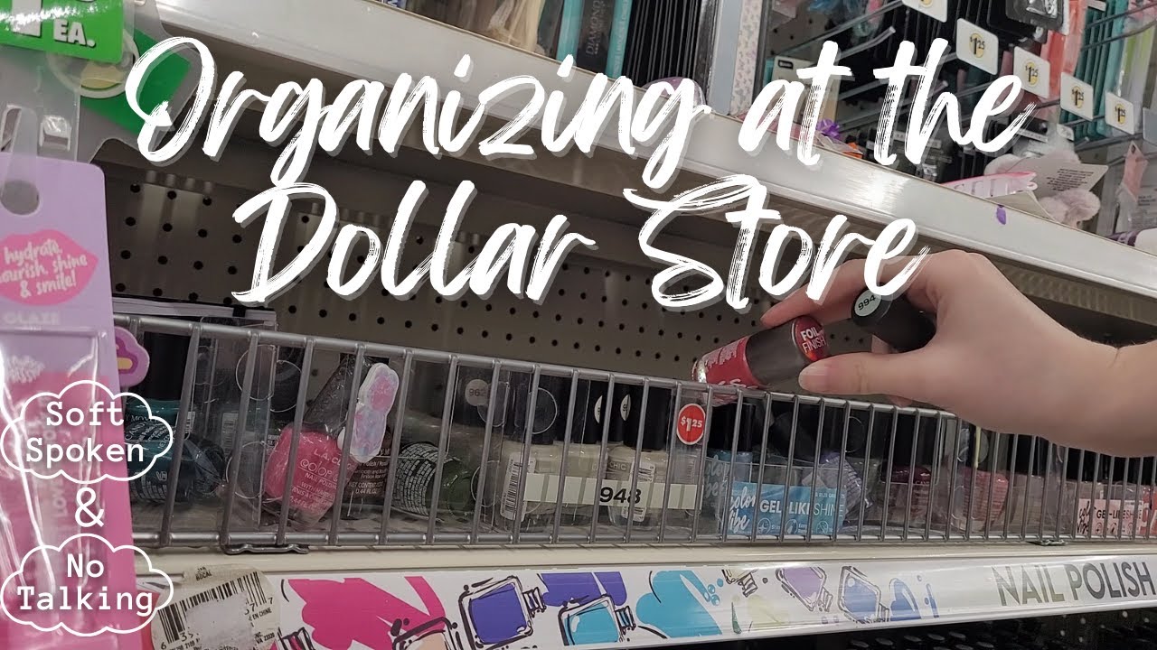ASMR | Tidying Dollar Store Beauty Section 💄🛒 | Soft Spoken & No Talking, Lofi, Public ASMR