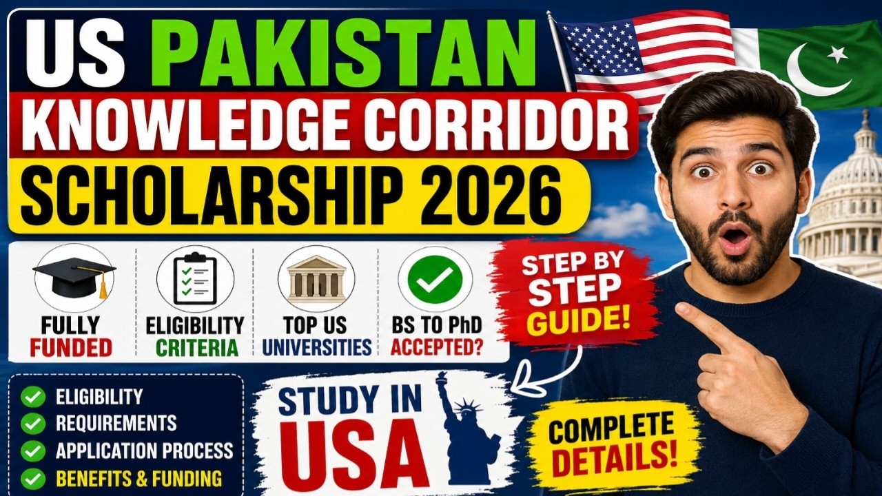 US Pakistan Knowledge Corridor Scholarship 2026 | Complete Guide | Eligibility, PhD Admission