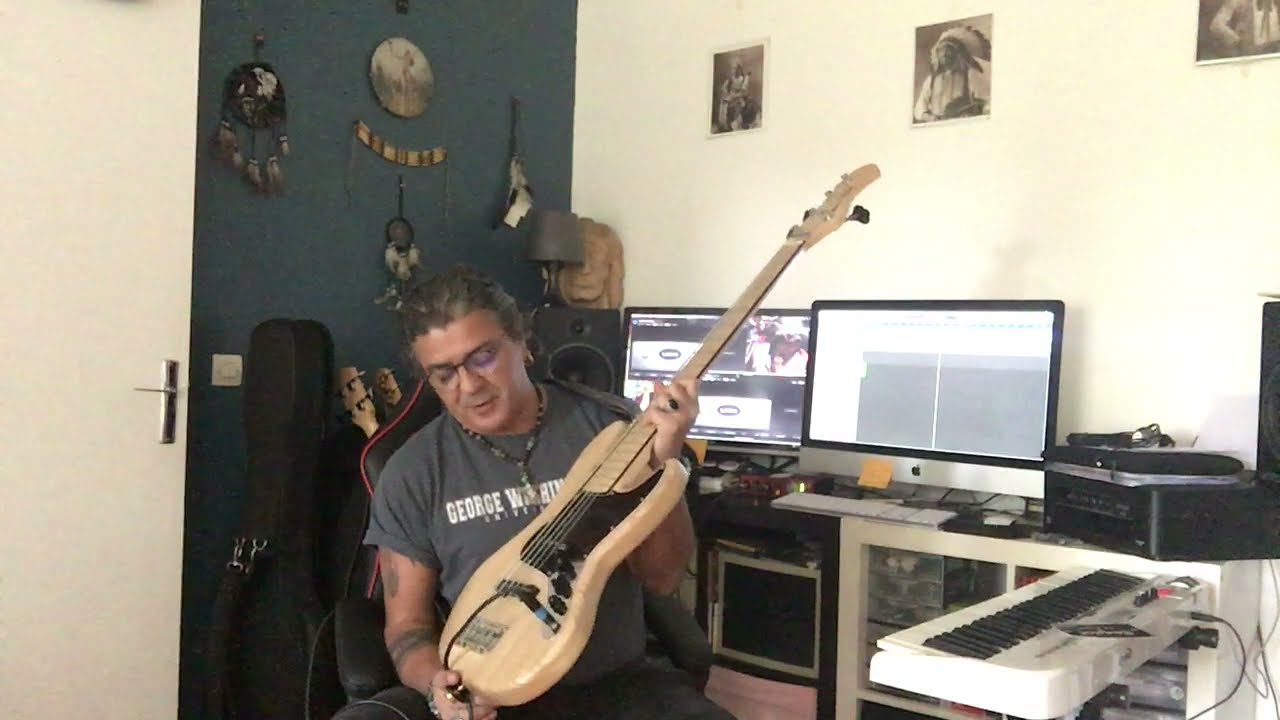 Fifi Chayeb | Prodipe Bass PB80RA Surf Green & JB80MA ASH 5 cordes
