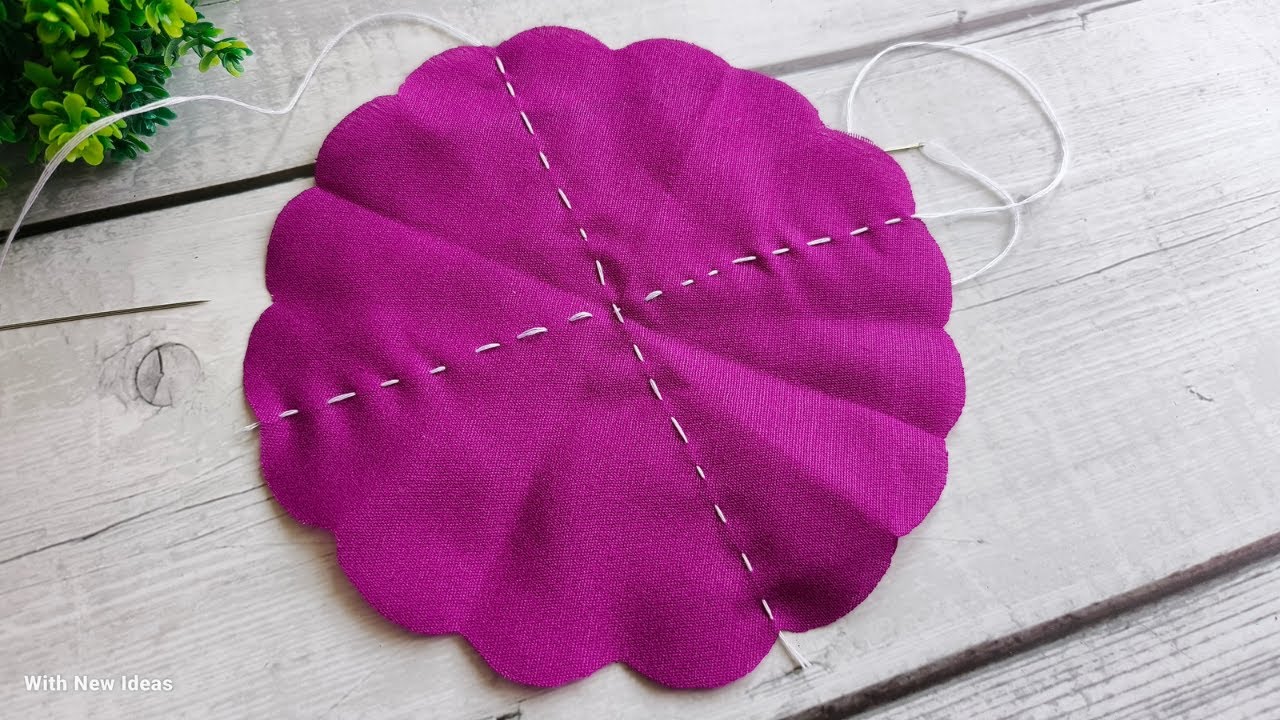 WOW😍 Beautiful Tricks With fabric ,Amazing Art With Scrap Fabrics